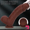 8.85in Intelligent Heating Thrusting Vibrating Automatic Remote Anal Dildo