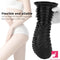 6.1in 8.46in 10.43in Fantasy Black Large Dildo Butt Plug For Fisting Orgasm