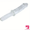 11.4in Realistic Clear Glass Crystal Dildo For Hands-Free Clit Play