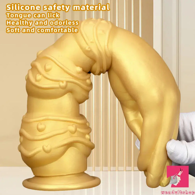 7.28in 9.84in 13.38in Premium Silicone Soft Fist Hands Big Dildo