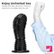 6.1in 8.46in 10.43in Fantasy Black Large Dildo Butt Plug For Fisting Orgasm