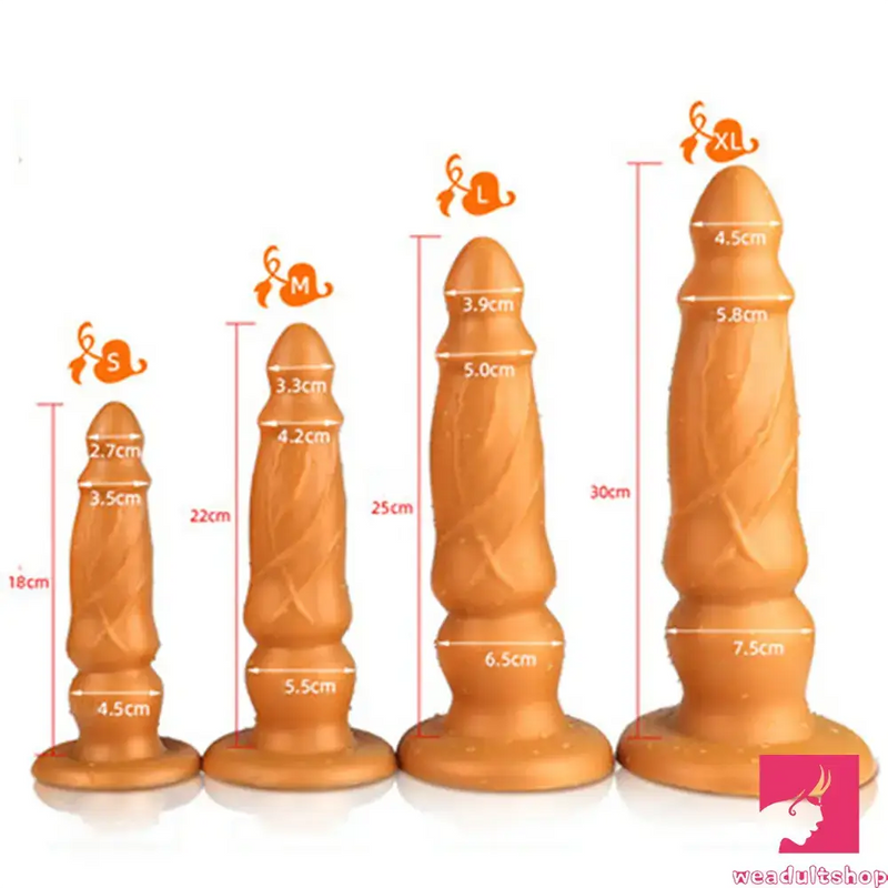 7.09in 8.66in 9.84in 11.81in Silicone Soft Big Dildo For Anal Adult Toy