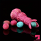 7.99in Silicone Soft Big Knot Alien Ovipositor Dildo For Female Lay Eggs