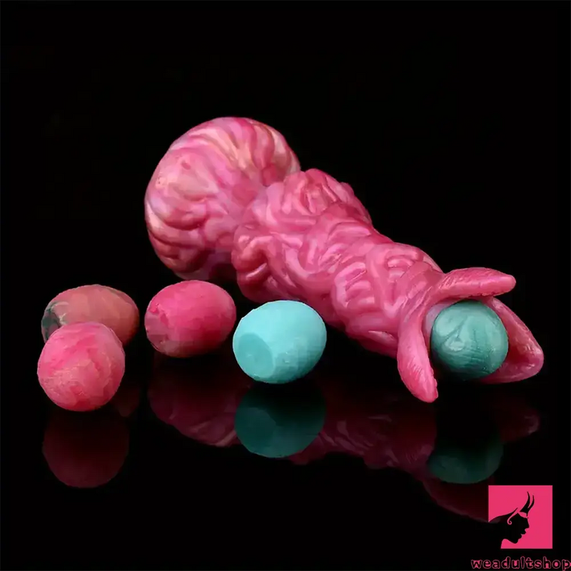 7.99in Silicone Soft Big Knot Alien Ovipositor Dildo For Female Lay Eggs