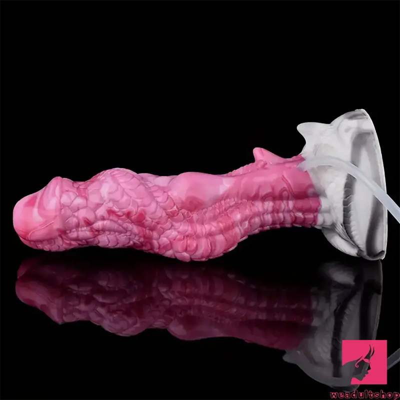 8.03in Realistic Animal Alien Dragon Ejaculating Silicone Male Dildo