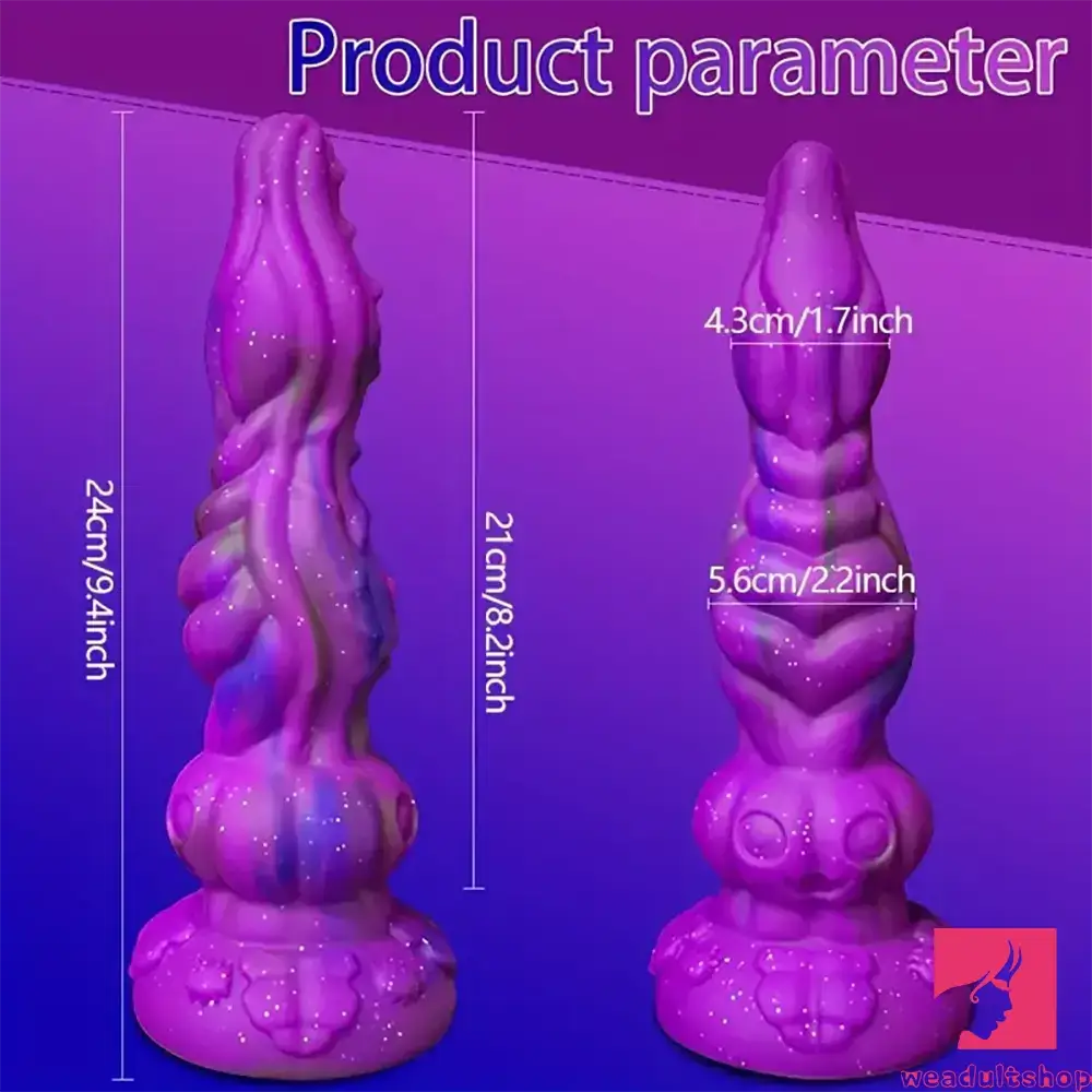 9.4in Soft Liquid Silicone Big Alien Dildo For Sex Orgasm Adult Toy 9.4in Soft Liquid Silicone Big Alien Dildo For Sex Orgasm Adult Toy