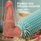 9.45in Ten Modes Thrusting Vibrating Heating Silicone Remote Sex Dildo