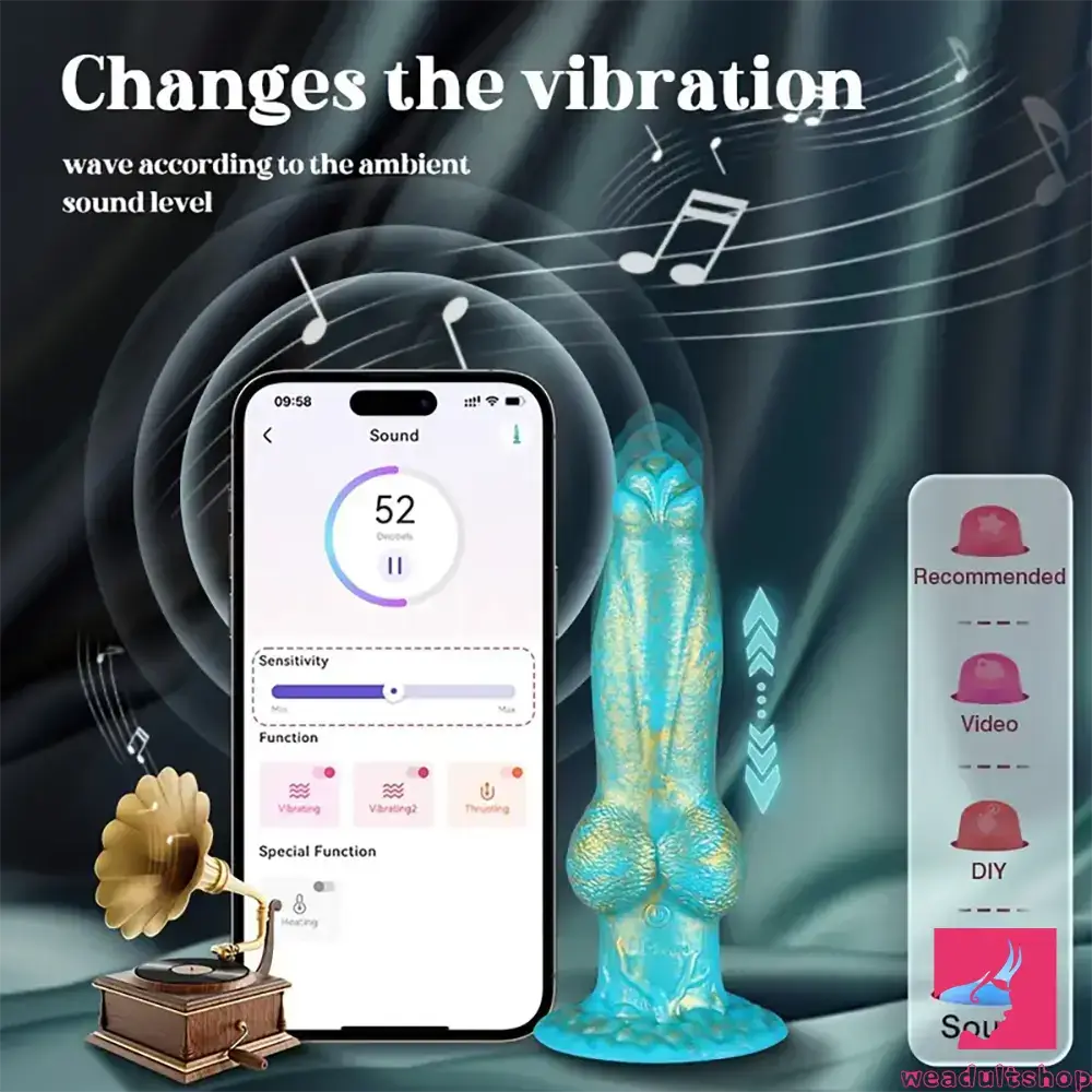 8.7in App Controlled Wearable Vibrating Dog Odd Remote Vibrator Dildo 8.7in App Controlled Wearable Vibrating Dog Odd Remote Vibrator Dildo