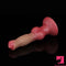 7.48in 9.45in 11.02in 12.99in Soft Liquid Silicone Big Dog Knotted Dildo