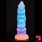 9.45in Silicone Soft Big Luminous Monster Dildo For Anus Stimulator