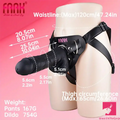 10.01in Silicone Soft Big Strap On Wearable Dildo For Gay Lesbian