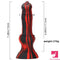 7.48in Silicone Soft Mixed Color Dog Cock Dildo For Love Sex Toy