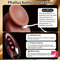 8.46in Vibrating Heating Silicone Uncut Big Auto Dildo With Sliding Skin