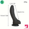 7.28in 8.27in 10.04in Soft Real Ebony Big Looking Silicone Anal Dildo