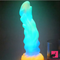 9.45in Silicone Soft Big Luminous Monster Dildo For Anus Stimulator