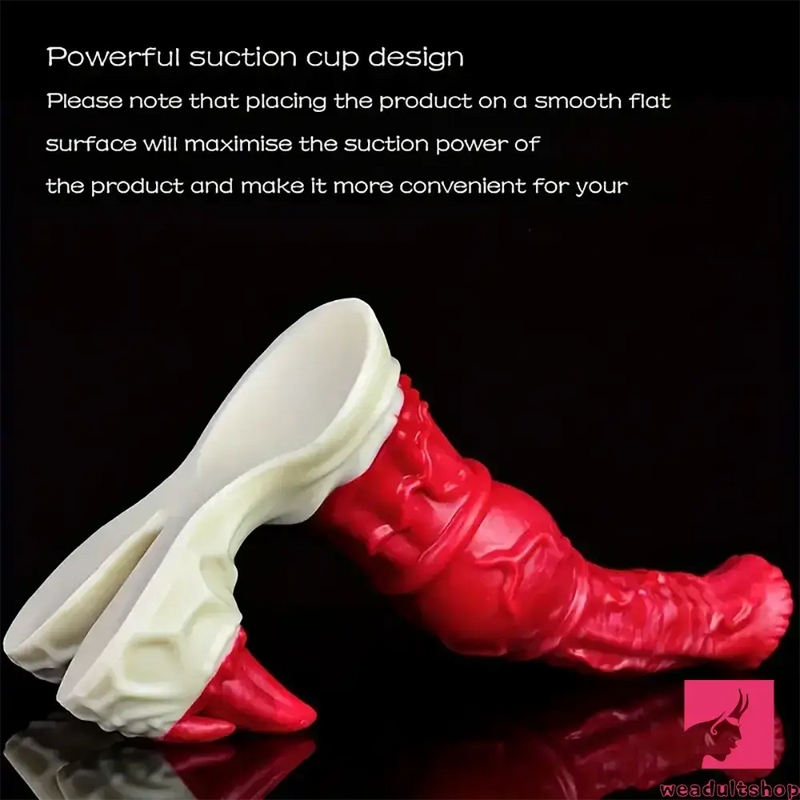 10.01in Big Animal Horse Cock Silicone Soft Cock Dildo For Clit Dilator