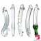 6.49in 8.26in Glass Dual Heads Dildo For Anal Vaginal Orgasm