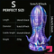 5.5in 6.3in 8.26in 9.64in Gourd Egg Starry Sky Silicone Soft Octopus Dildo