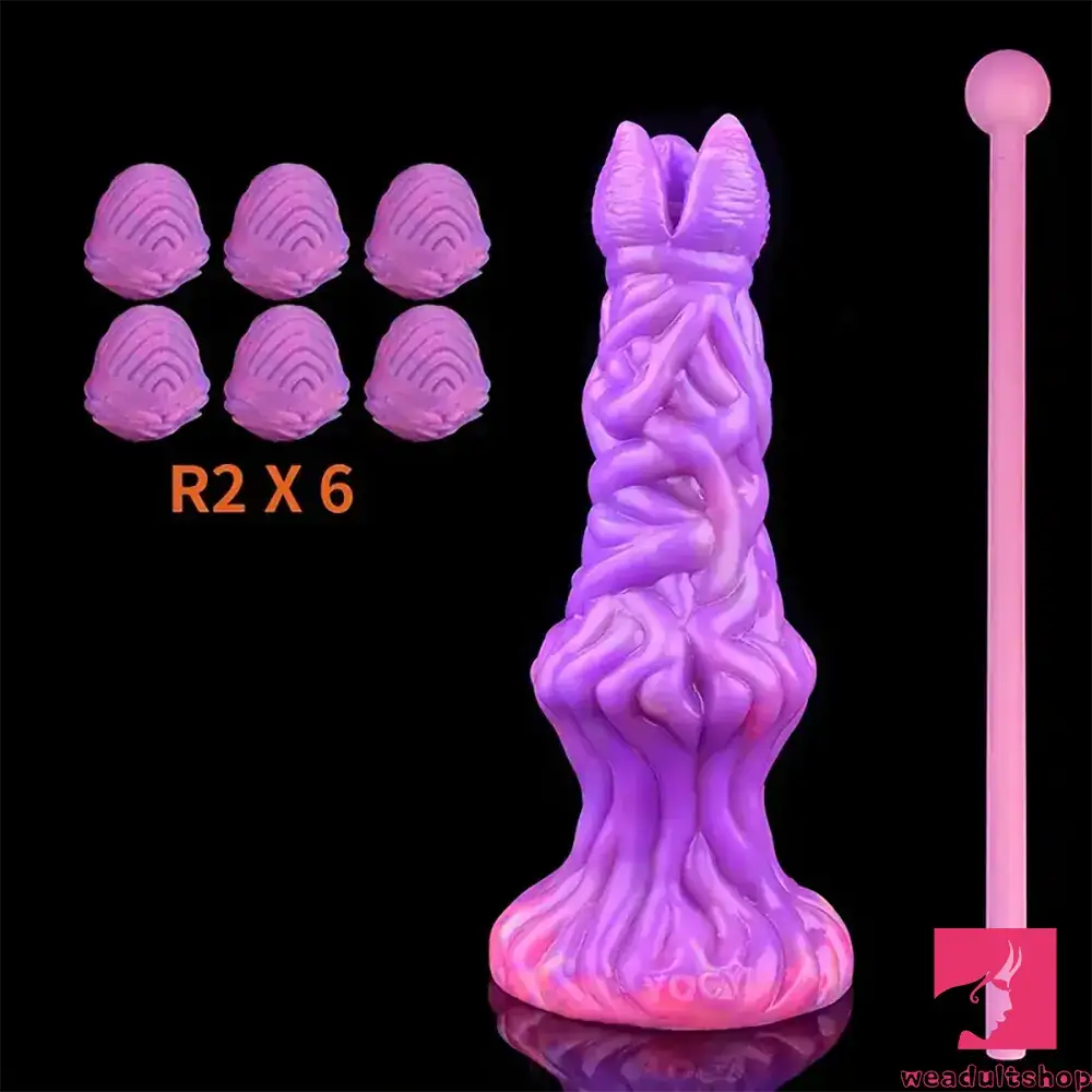 7.99in Luminous Ovipositor Silicone Dildo For Anal Vaginal Orgasm 7.99in Luminous Ovipositor Silicone Dildo For Anal Vaginal Orgasm