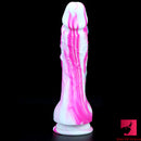 8.46in 7.48in Mixed Colors Double Heads Dildo With Suction Cup