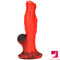 8.66in Mixed Colors Odd Dual Layer Silicone Dildo With Suction Cup