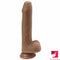 8.66in Realistic Soft Uncut Silicone Suction Cup Dildo For Adults