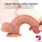 8.26in Soft Silicone Skin Feeling Lifelike Double Layer Dildo Toy