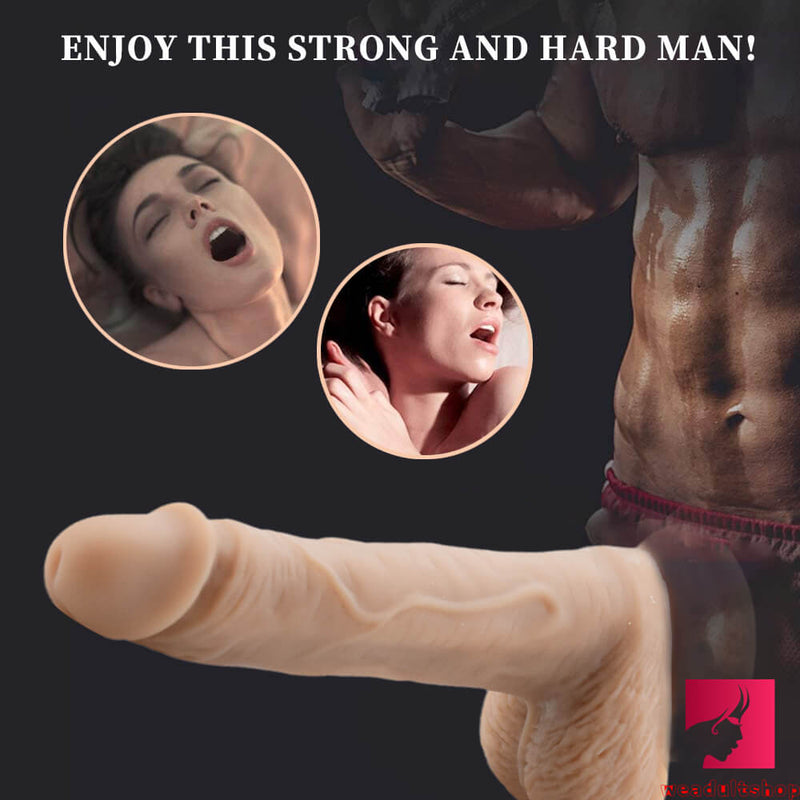 7.08in Flexible Silicone Double Layer Dildo Sex Toy For Anus Love