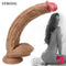 11in Big Realistic Soft Double Layer Silicone Dildo For Sex Orgasm