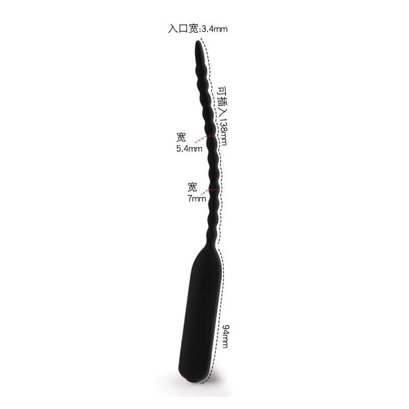 10 Vibrating Modes Urethral Sounding Vibrator Penis Plug Sex Toy 10 Vibrating Modes Urethral Sounding Vibrator Penis Plug Sex Toy
