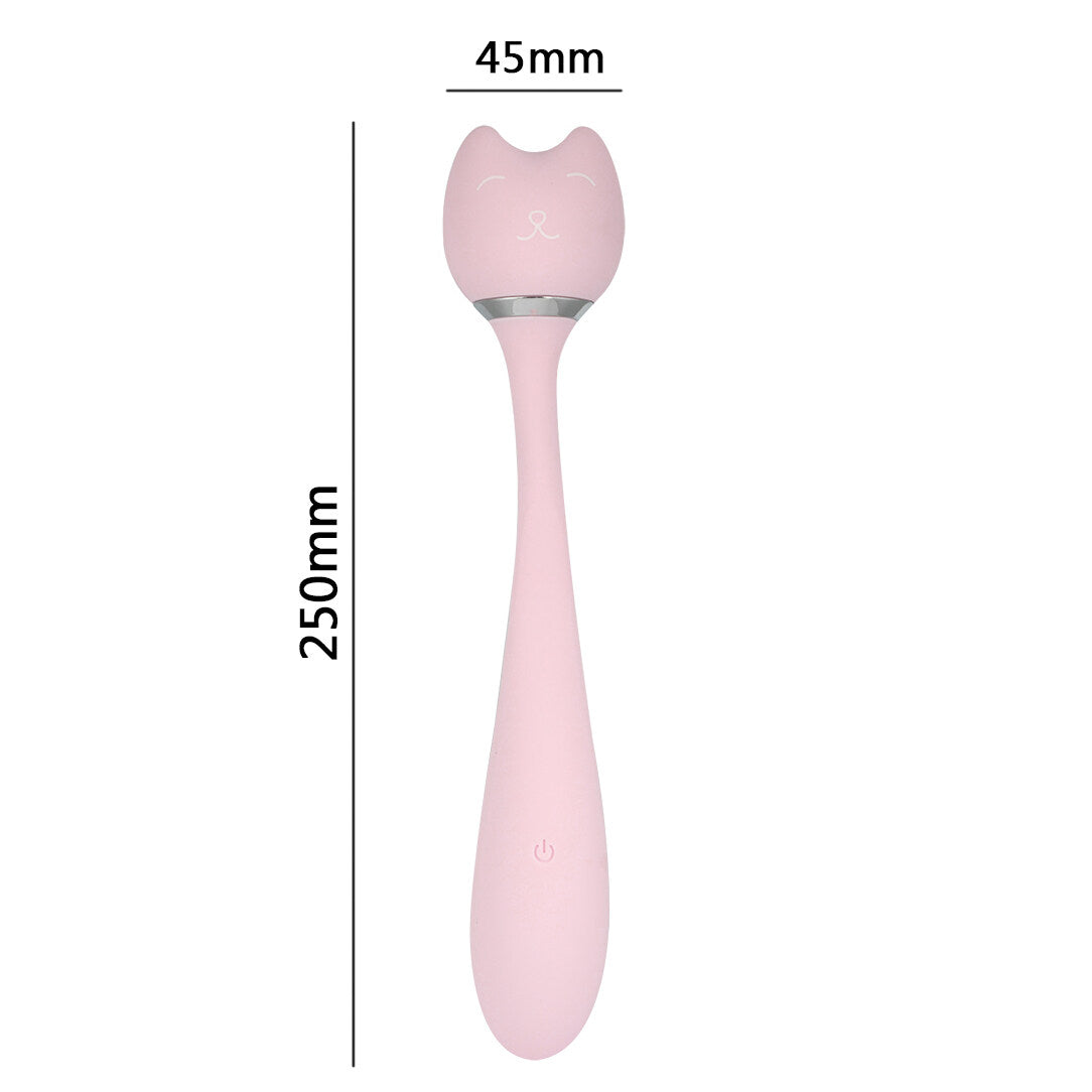 Kitten AV Wand Cat Head Vibrator Love Sex Toy For Women