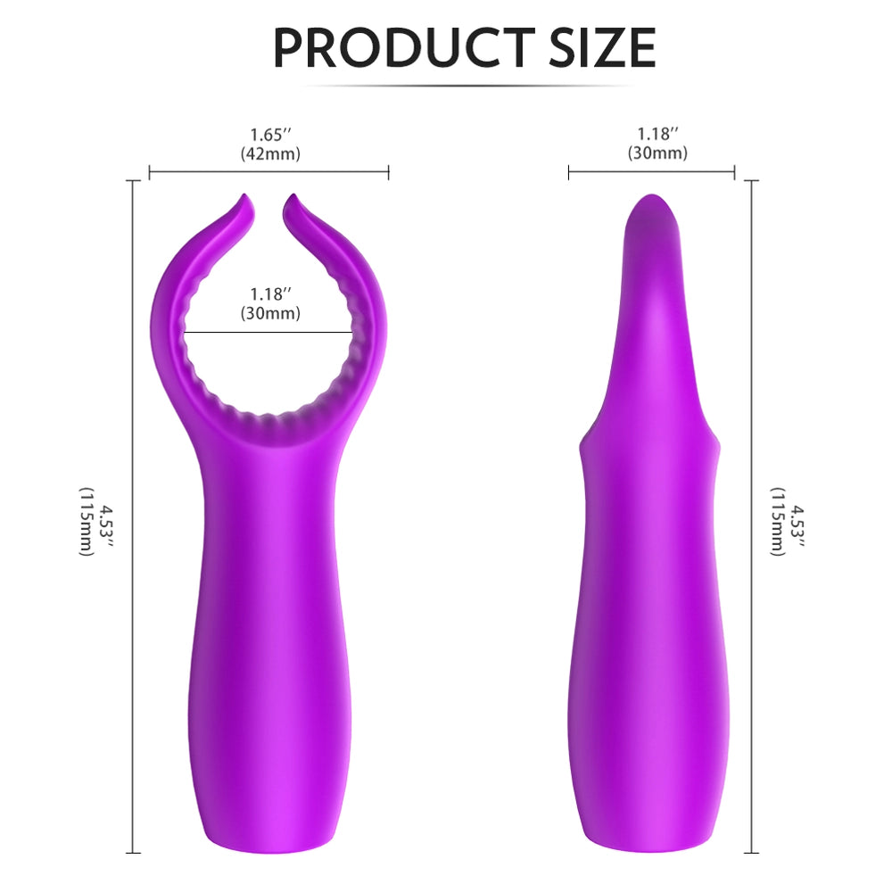 Mini Lock Ring Compact Detachable AV Vibrator