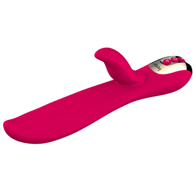 Leten Tongue Licking Wave Automatic Heating Silicone Vibrator