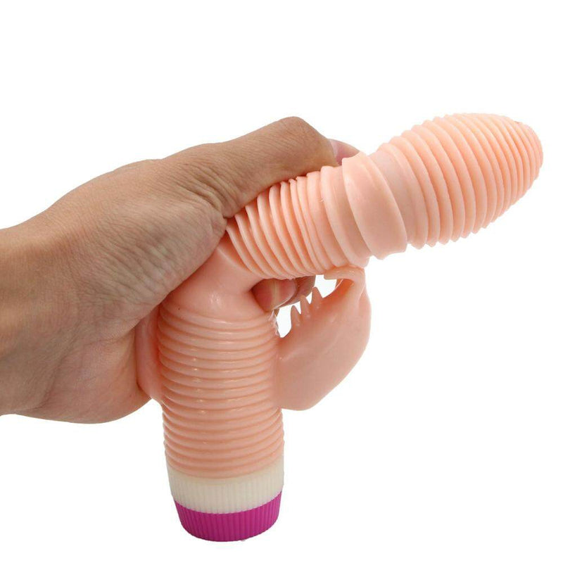 Mark Stick Triple Points Massaging Vibrator With Beads