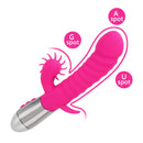 Leten Impact Smart Warming Tongue Rotation Licking Thrusting Vibrator