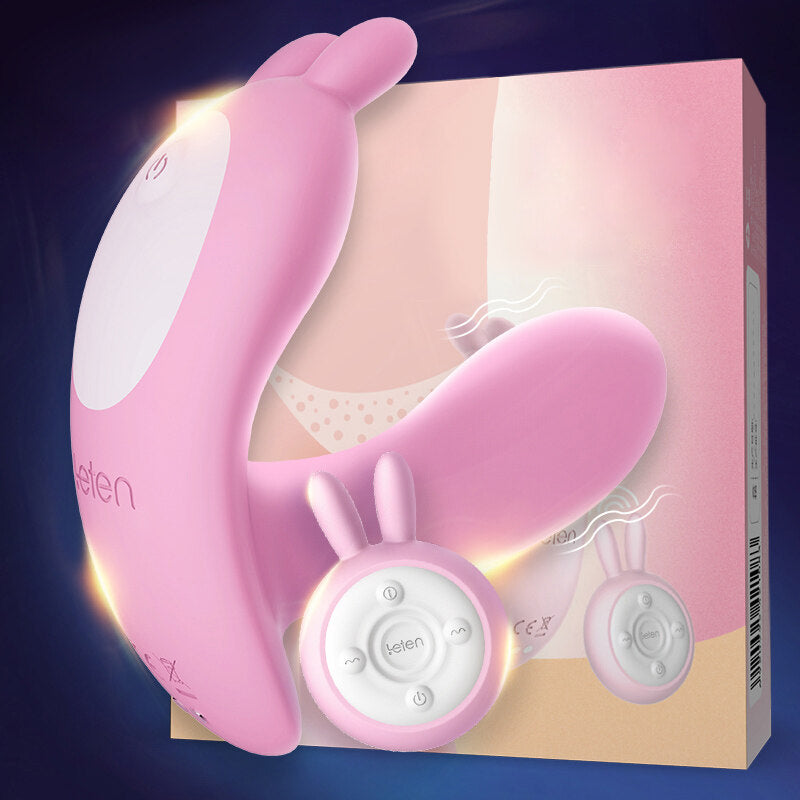 Leten Rabbit Wear Wireless Remote Control Heating Vibrator