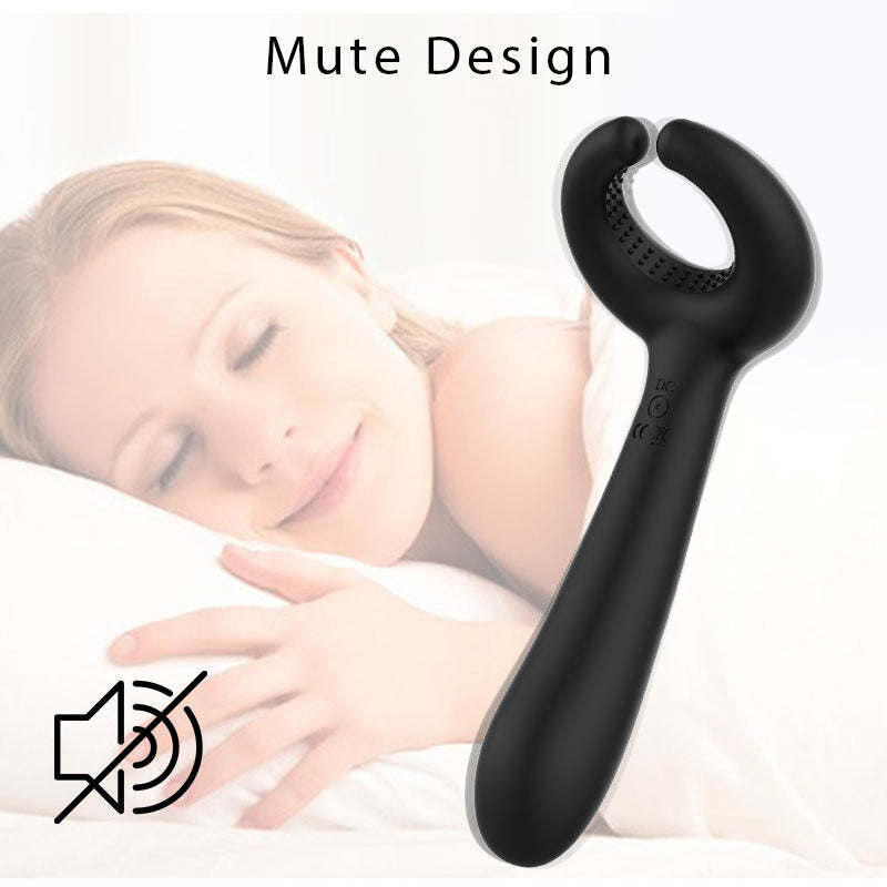 Three Motors Vibrating Cock Ring Massaging Vibrator Weadultshop