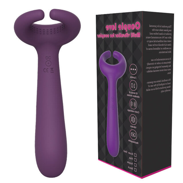 Three Motors Vibrating Cock Ring Massaging Vibrator Weadultshop