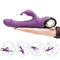 USK-V09 Thrusting Rotating Rabbit USB Charging Vibrator