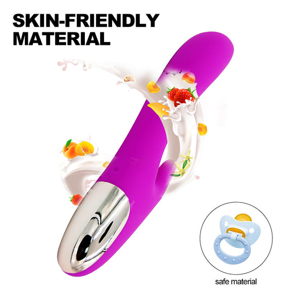 Silicone G Spot Massaging USB Charging Vibrator