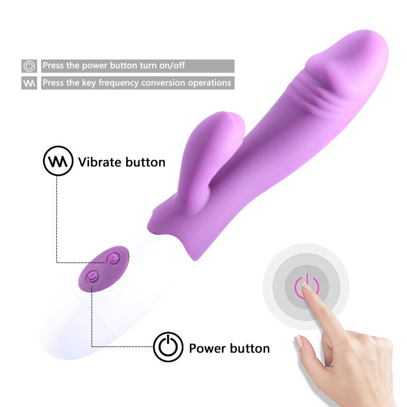 USB Charging Realistic Close Skin Waterproof  Vibrator