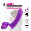 USB Charging Silicone Finger Vibrator AV Wand For Couples