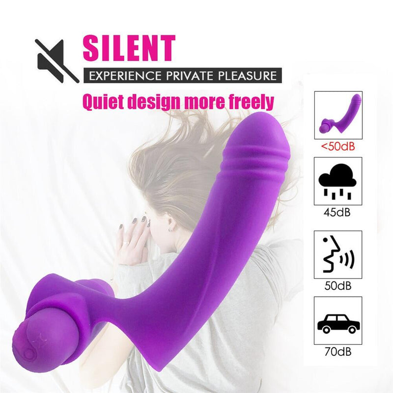 USB Charging Silicone Finger Vibrator AV Wand For Couples