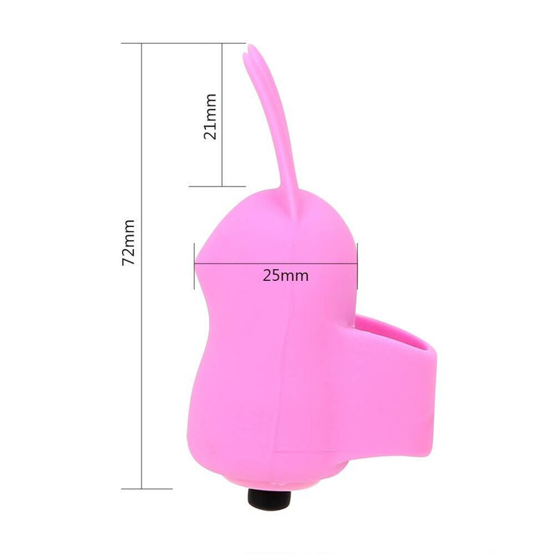 SNAILAGE Female Masturbation Cute Rabbit Finger Buckle Set Vibrator