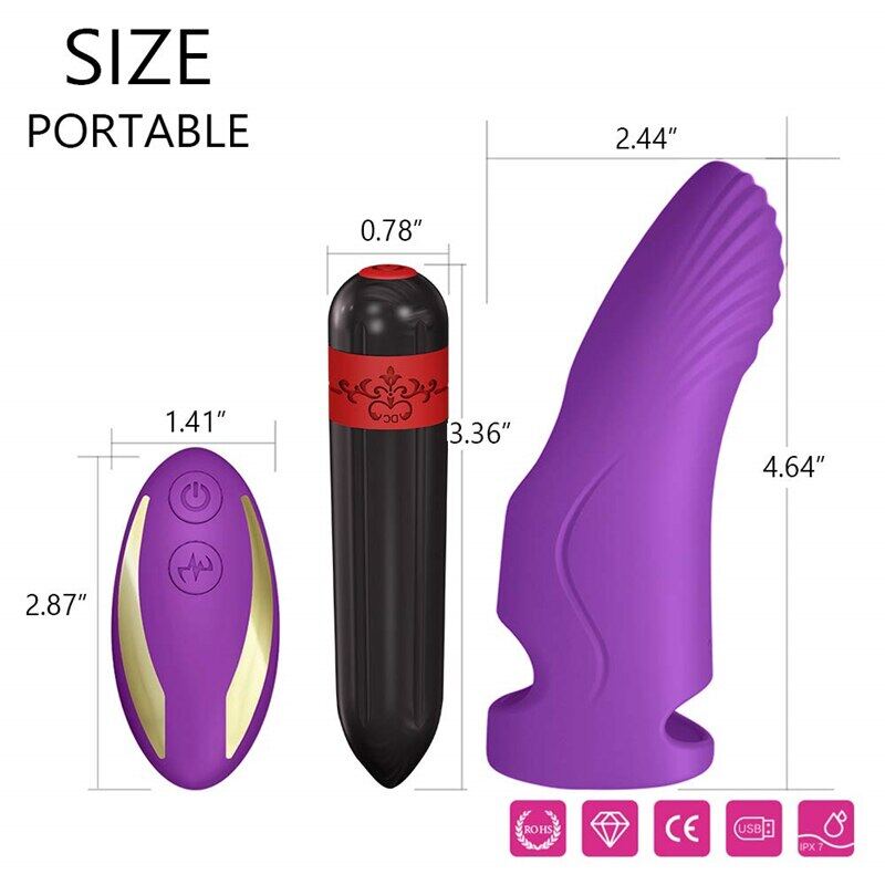 Shocking Vibrating Jump Egg Flirting Teasing Finger Vibrator