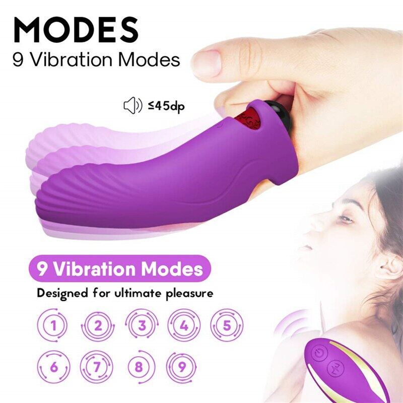 Shocking Vibrating Jump Egg Flirting Teasing Finger Vibrator