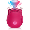 Omysky Rose Flower Toy With Tongue Licking Sucking Vibrator