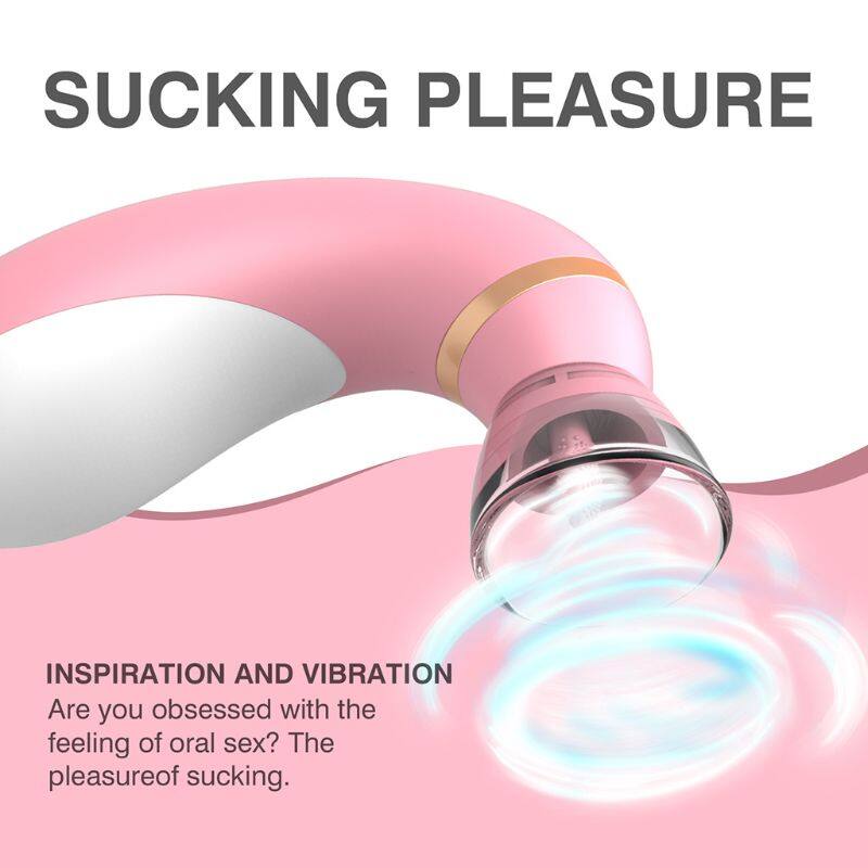 Tongue Licking Sucking Vibrator For G SPOT Vagina Breasts