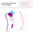 Silicone Waterproof Sucking Vibrator For Breasts Vagina