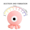 Small Octopus Sucking Vaginal Breast Charging Masturbation Vibrator